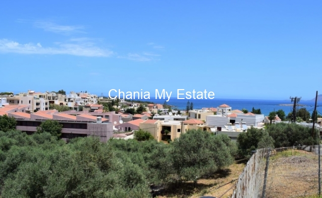 Plot to invest, with sea view in Nea Kydonia, Chania