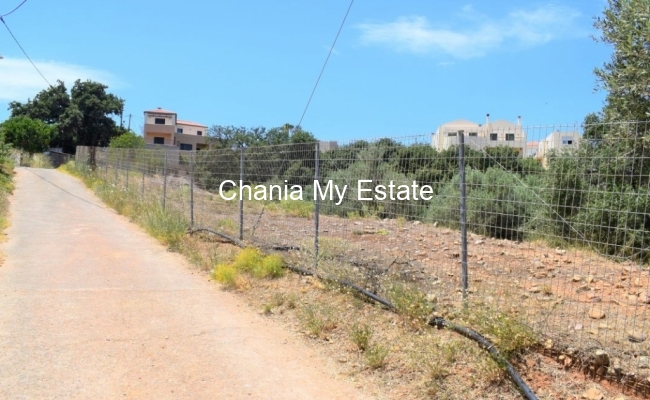 Plot to invest, with sea view in Nea Kydonia, Chania