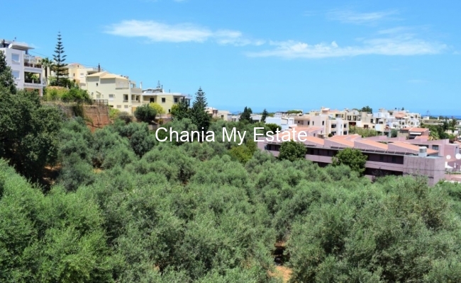 Plot to invest, with sea view in Nea Kydonia, Chania