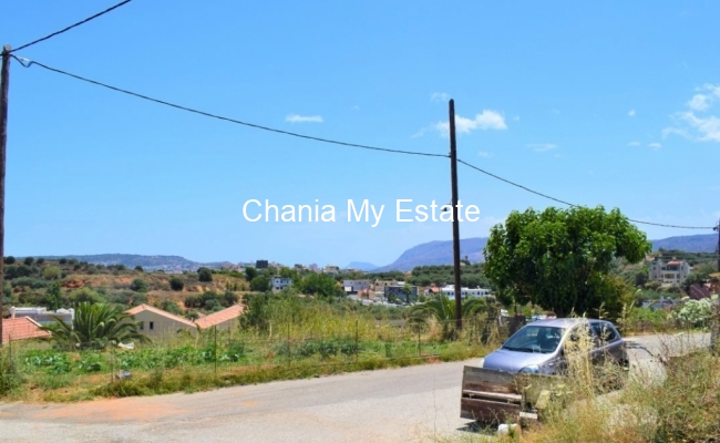 Plot to invest, with sea view in Nea Kydonia, Chania