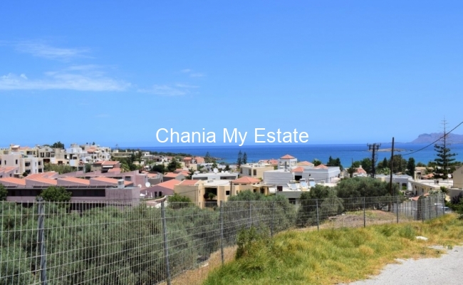 Plot to invest, with sea view in Nea Kydonia, Chania