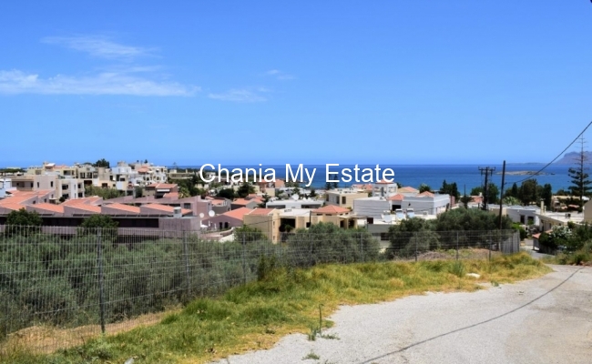 Plot to invest, with sea view in Nea Kydonia, Chania