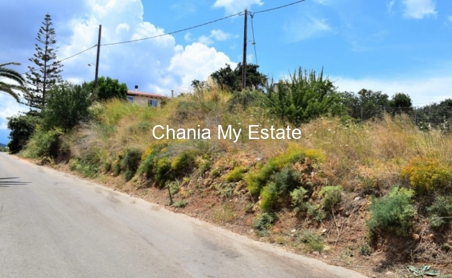 Plot to invest, with sea view in Nea Kydonia, Chania