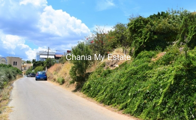 Plot to invest, with sea view in Nea Kydonia, Chania