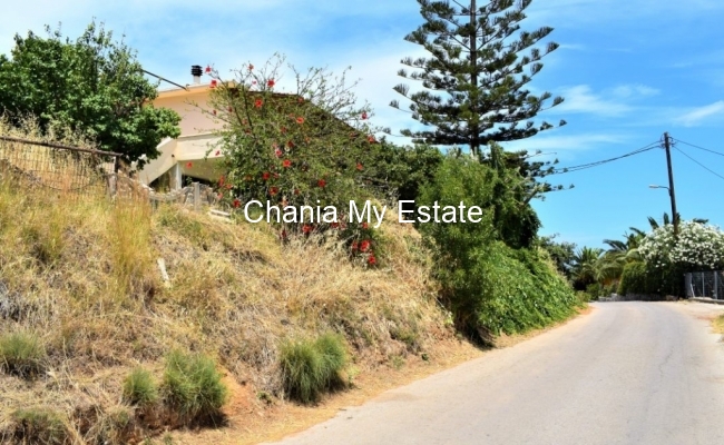 Plot to invest, with sea view in Nea Kydonia, Chania