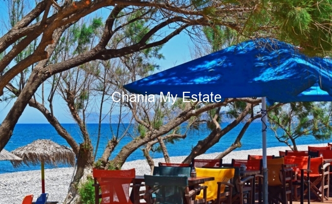 Seafront restaurant for sale in Maleme 