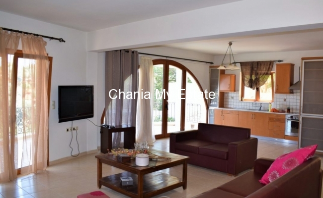 Living Room - Luxury house for sale in Nea Kydonia Chania Crete Greece