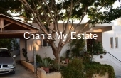 House front view garage - Detached house for sale in Agia Marina Chania Crete