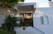 House front view - Detached house for sale in Agia Marina Chania Crete