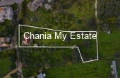 Plot aerial view with outline